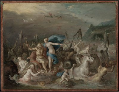 El triunfo de Neptuno y Anfitrite, 1630s de Frans Francken