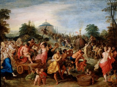 Procesión de Baco, siglo XVII de Frans Francken II