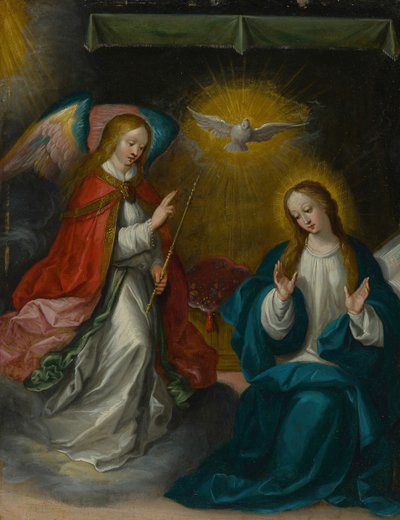 La Anunciación, c. 1620 de Frans Francken II