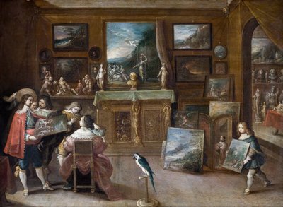 Visita al marchante de arte de Frans Francken the Younger
