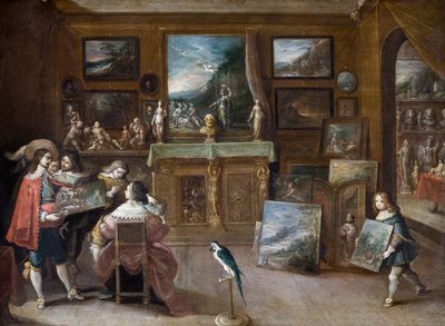 Una visita al comerciante de arte de Frans Francken the Younger