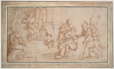 El cegamiento de Zaleucus de Locri de Frans Francken the Younger
