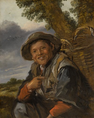 Un Pescador, circa 1635-1645 (o más tarde) de Frans Hals