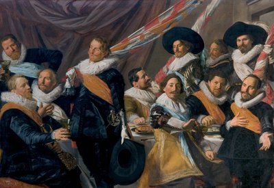 Banquete de los oficiales de la Guardia Cívica de San Jorge de Frans Hals