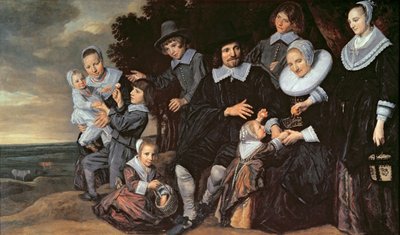 Grupo Familiar en un Paisaje, c.1647-50 de Frans Hals