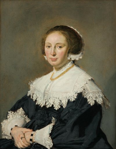 Alemán: Bildnis einer Frau Portrait of a Woman de Frans Hals
