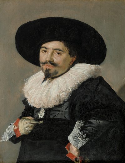 Alemán: Bildnis eines Mannes Retrato de un hombre, posiblemente Palamedes de Frans Hals