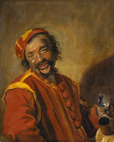 Hombre riendo con jarra, conocido como Peeckelhaeringh de Frans Hals