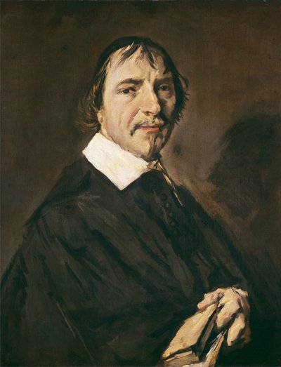 Retrato del Pastor Herman Langélius, profesor de la Universidad de Leiden, c.1660 de Frans Hals