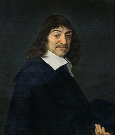 Retrato de René Descartes (1596-1650) c.1649 de Frans Hals