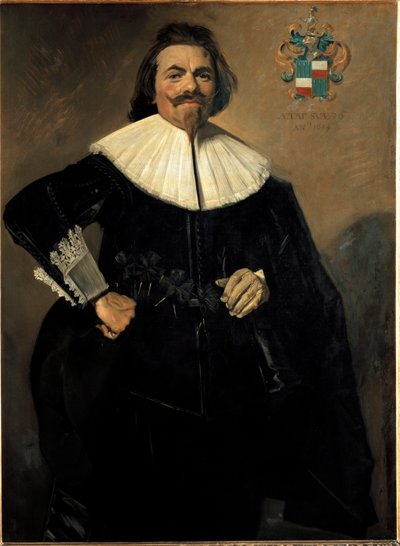 Retrato de Tieleman Roosterman, comerciante holandés de Frans Hals