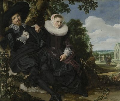 Retrato de una pareja, probablemente Isaac Abrahamsz Massa y Beatrix van der Laen de Frans Hals
