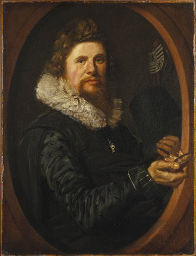 Retrato de un hombre, c.1614-15 de Frans Hals