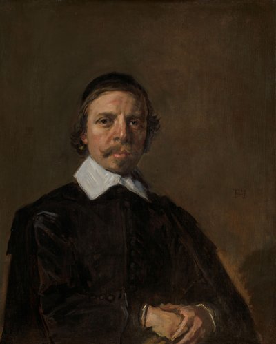 Retrato de un hombre, posiblemente un clérigo de Frans Hals