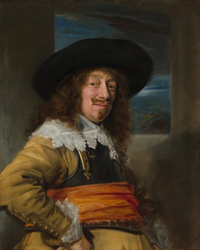 Retrato de un Miembro de la Guardia Cívica de Haarlem de Frans Hals