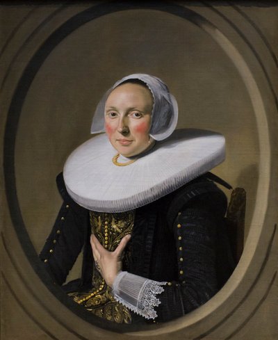 Retrato de mujer (¿Marie Larp), c.1635-38 (óleo sobre lienzo) de Frans Hals
