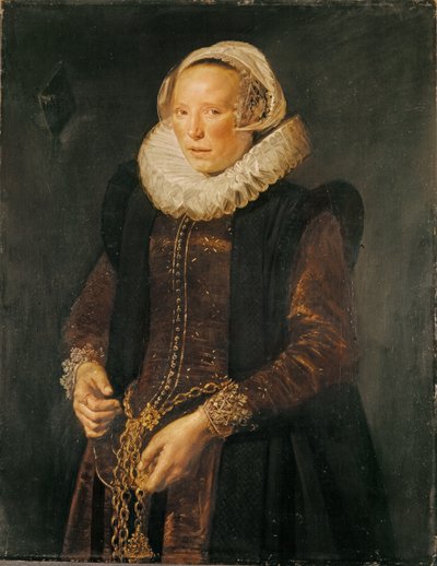 Retrato de una mujer, c.1611 de Frans Hals