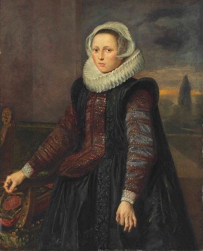 Retrato de una joven de Frans Hals