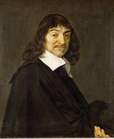 René Descartes, retrato Según un original perdido de Frans Hals ... de Frans Hals
