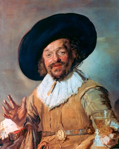 El bebedor alegre, 1628-1630 de Frans Hals