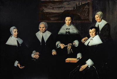 Las regentes del asilo de ancianos de Haarlem, 1664 de Frans Hals