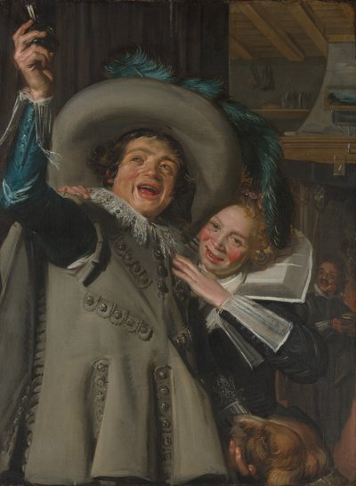 Joven y mujer en una taberna de Frans Hals
