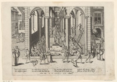 Iconoclasia, 1566 Serie 5: Eventos holandeses, 1566-1570 (título de la serie) de Frans Hogenberg
