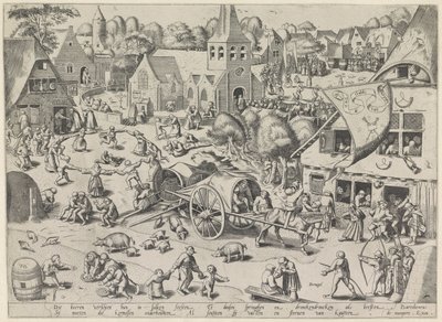 Feria de Hoboken de Frans Hogenberg