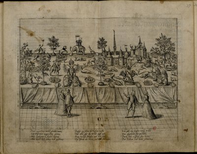 La boda del duque Juan Guillermo de Jülich-Cleves-Berg y Jakobea de Baden, 1585 de Frans Hogenberg