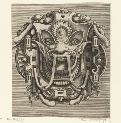 Enmascarador van rolwerk Dibujo ingenioso de varias formas de máscaras... (título de la serie) de Frans Huys