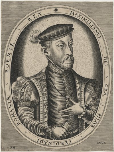 Maximiliano II, emperador romano de Frans Huys