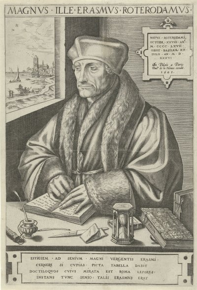 Retrato de Aberforth Erasmo de Frans Huys