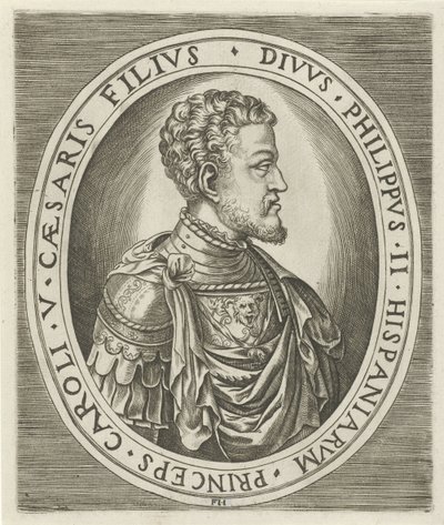 Retrato del Rey Felipe II, Rey de España de Frans Huys