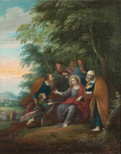 Escenas de la vida de Cristo y sus enseñanzas (óleo sobre tabla) de Frans III (attr. to) Francken