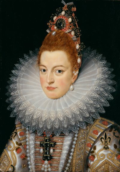 Archiduquesa Isabel, c.1601-20 (óleo sobre tabla) de Frans II (after) Pourbus