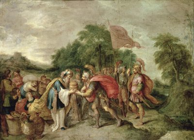 El encuentro de Abraham y Melquisedec de Frans II Francken