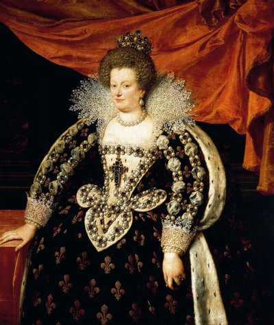 Retrato de cuerpo entero de María de Médici de Frans II Pourbus