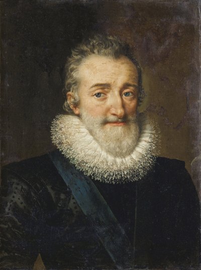 Retrato de Enrique IV, rey de Francia de Frans II Pourbus