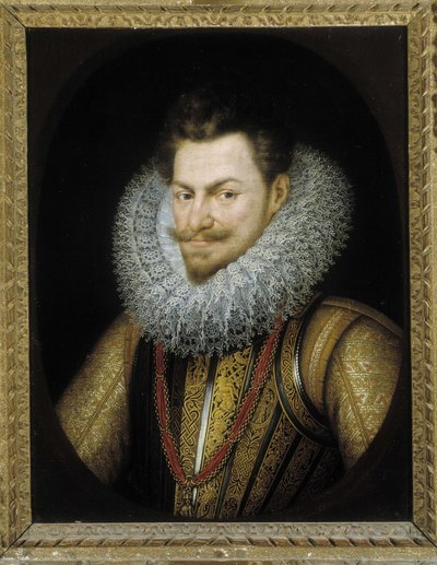 Retrato del Archiduque Alberto de Austria, Gobernador de los Países Bajos de Frans II Pourbus