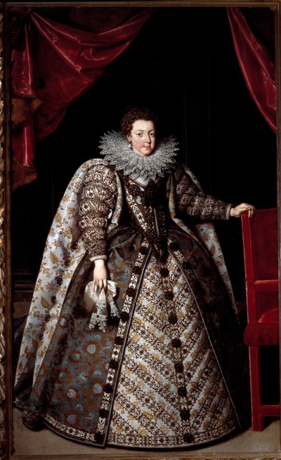 Retrato de Isabel de Francia (Isabel de Borbón) de Frans II Pourbus