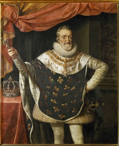 Retrato de Enrique IV Rey de Francia de Frans II Pourbus