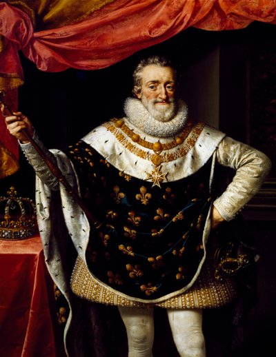 Retrato de Enrique IV de Francia (Pau) de Frans II Pourbus