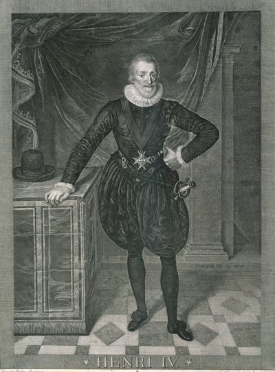 Retrato de Enrique IV de Francia de Frans II Pourbus