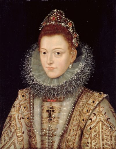 Retrato de Isabel Clara Eugenia (1566-1633) c.1599 de Frans II Pourbus