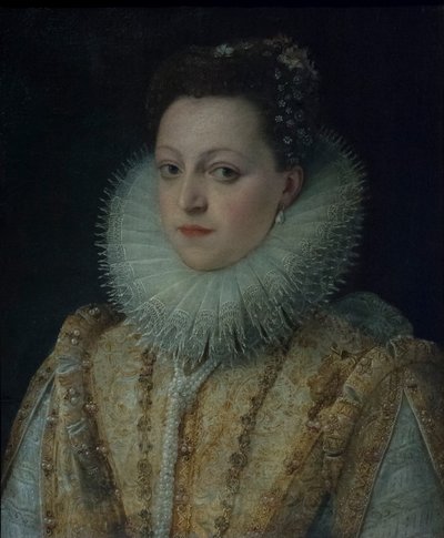 Retrato de Isabel Gonzaga, c.1599-1602 (óleo sobre lienzo) de Frans II Pourbus