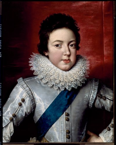 Retrato de Luis XIII, Rey de Francia y Navarra, c.1616 de Frans II Pourbus