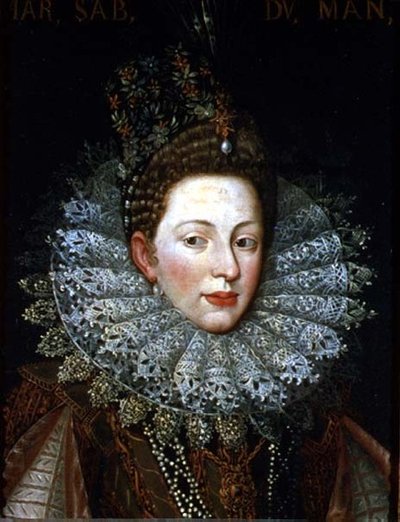 Retrato de Margarita Gonzaga, Duquesa de Saboya de Frans II Pourbus