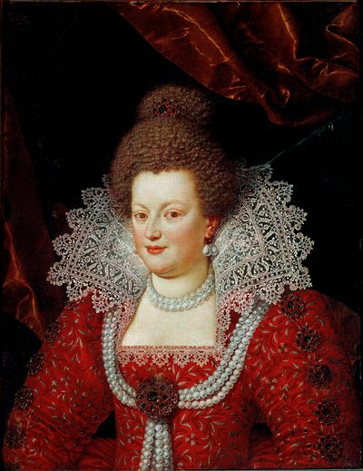 Retrato de María de Médicis, Reina de Francia de Frans II Pourbus
