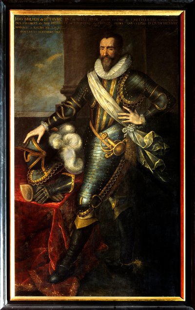 Retrato de Maximiliano de Bethune, Duque de Sully (1559-1641) como gran maestro de artillería de Frans II Pourbus