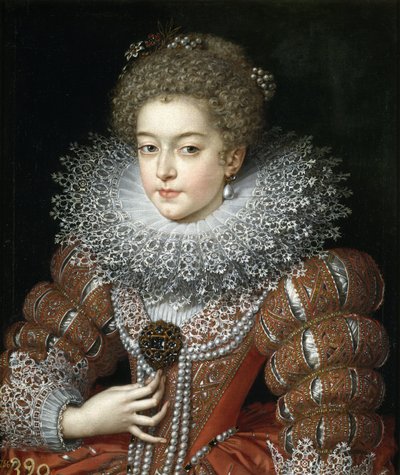 Retrato de la reina Isabel de Francia (1602-1644), reina consorte de España de Frans II Pourbus